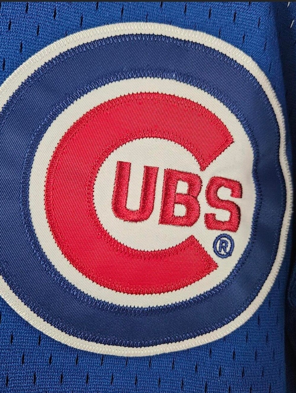 Mitchell & Ness Ryne Sanberg Chicago Cubs Blue Mesh Kids Jersey Top 7 - Picture 5 of 7